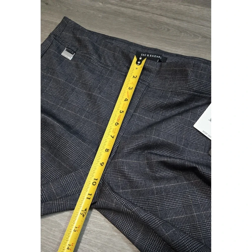 NWT Zac & Rachel Womens Stretch Figure Defining Pull On Pants Plaid Size Large - Picture 10 of 12